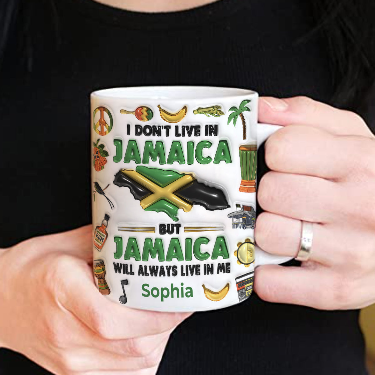 Custom Jamaica Will Always Live In Me, Symbols