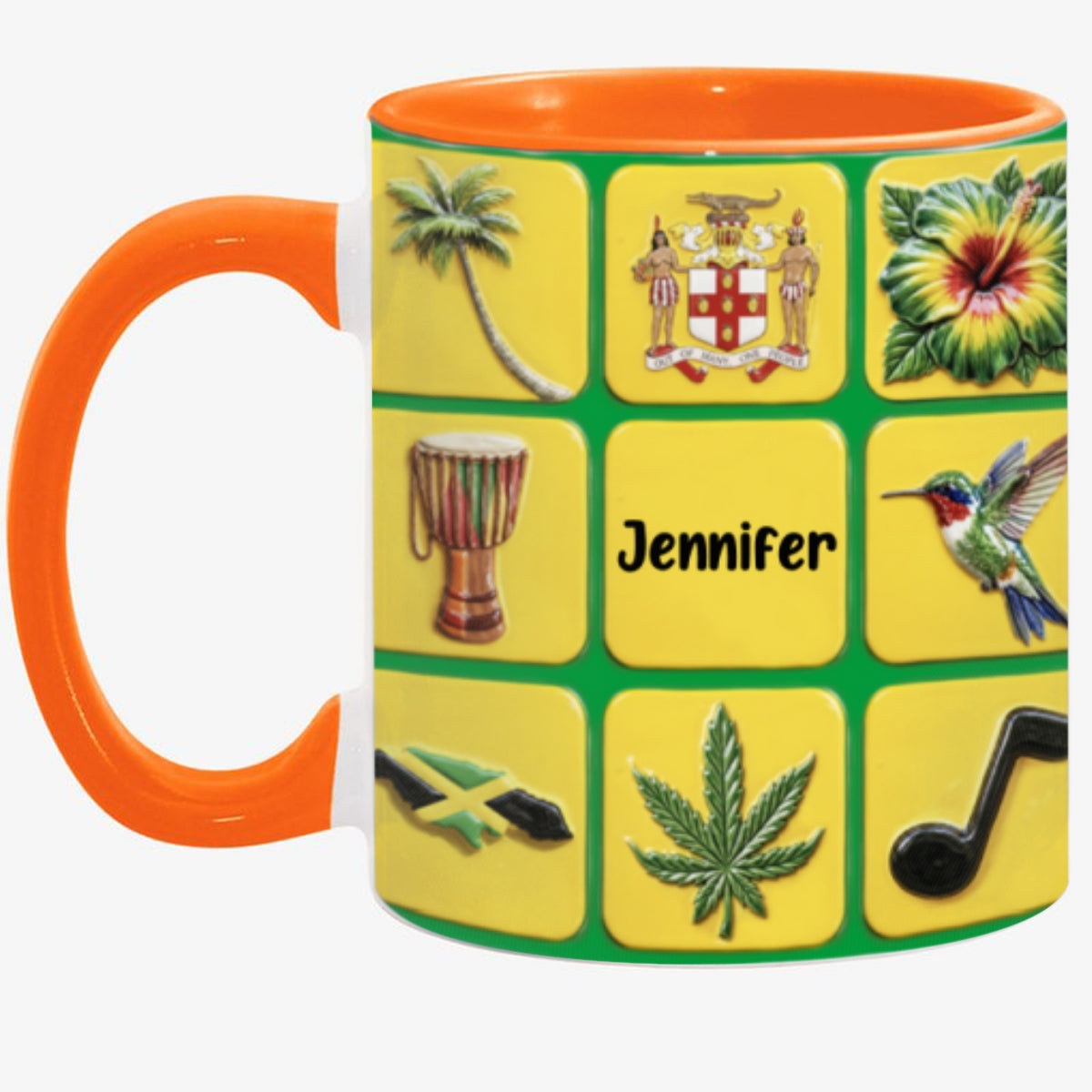 Customized Jamaican Soul Accent Mug With Your Name