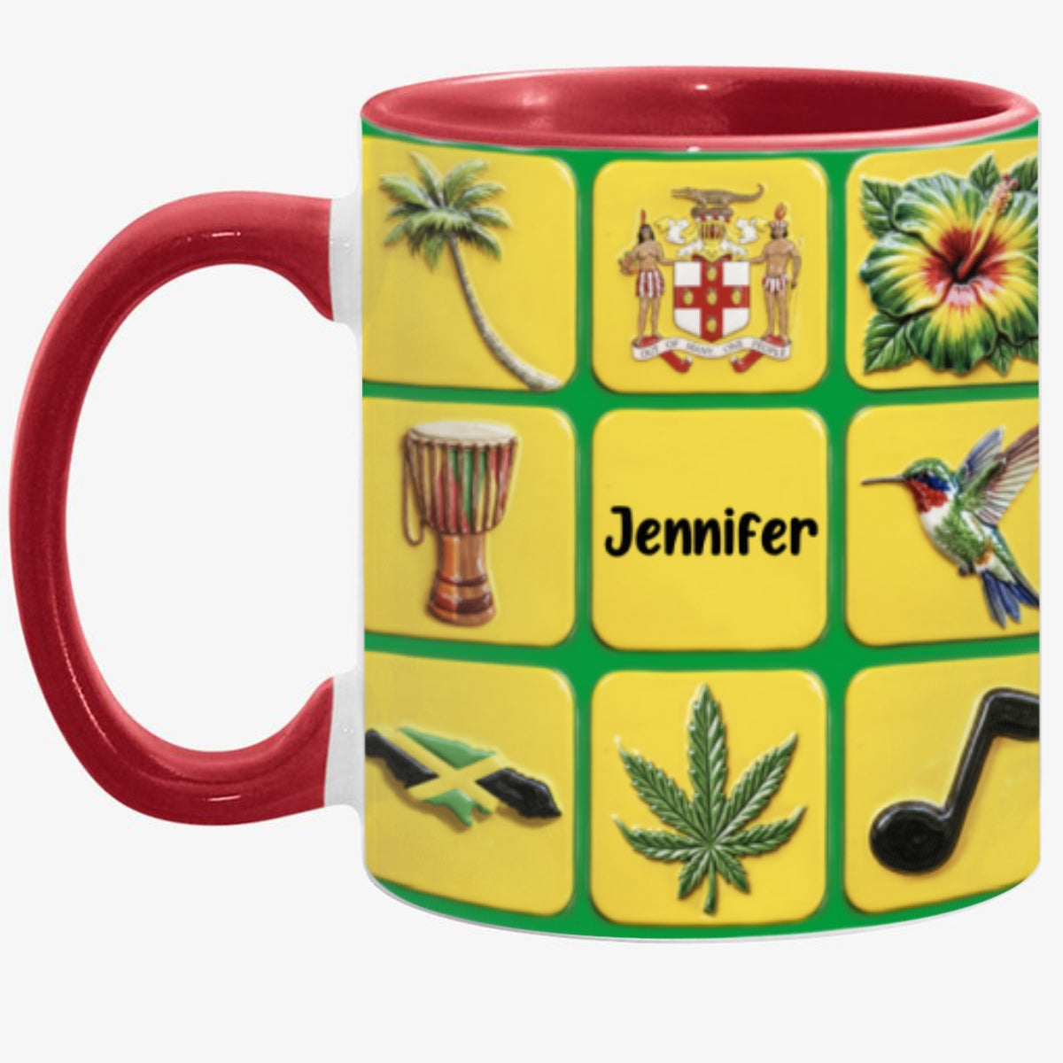 Customized Jamaican Soul Accent Mug With Your Name