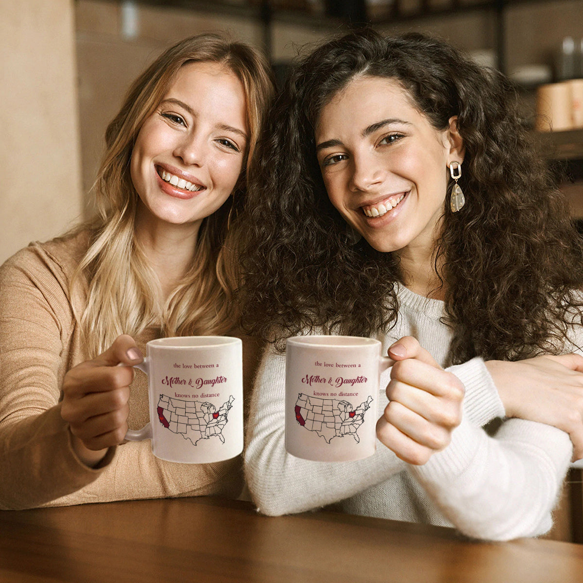 California Ohio The Love Between A Mother And Daughter Mug
