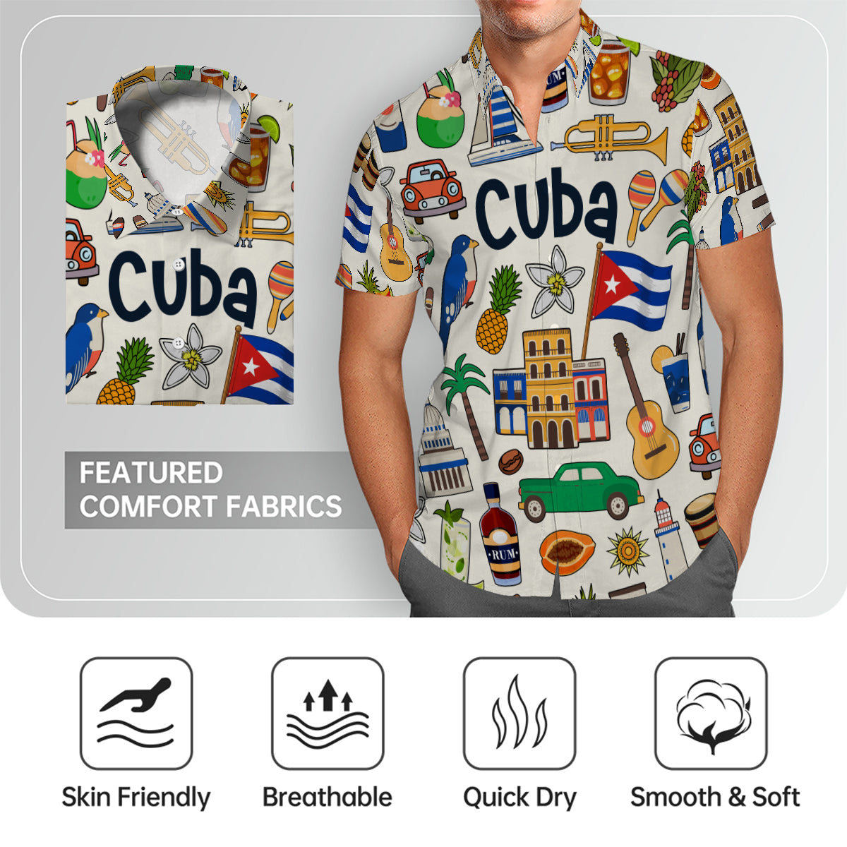 Cuba Hawaiian Shirt For Vacation And Travel Lovers