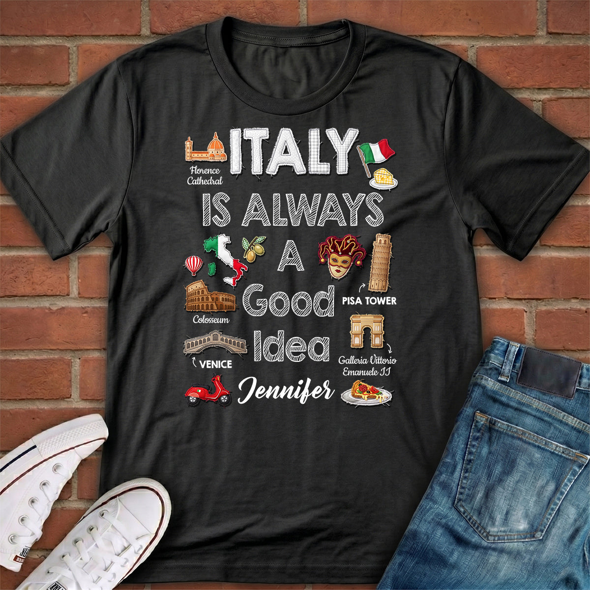 Custom Italy Is Always A Good Idea T-shirt And Your Name