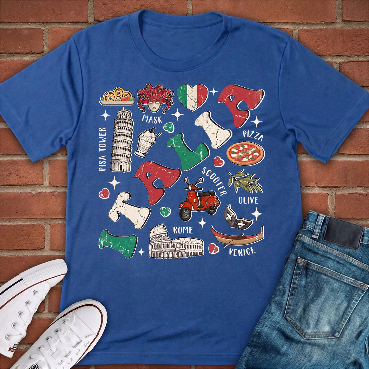Italia T-shirt For Italia Vacation Gift