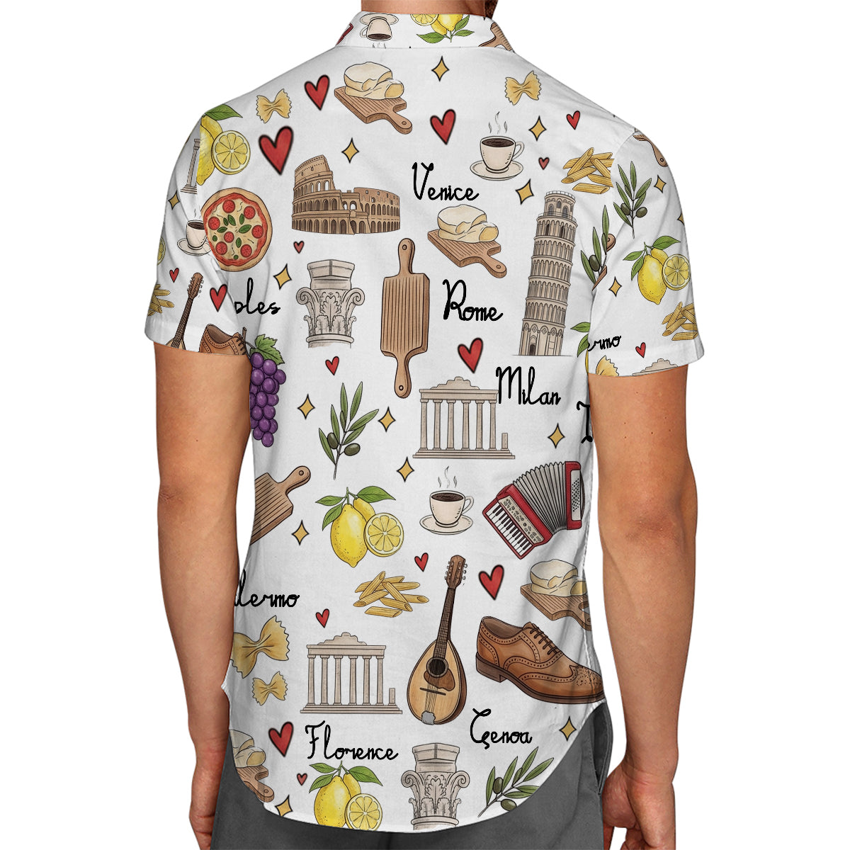 Italy Hawaiian Shirt For Vacation And Travel Lovers