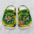 Jamaica Personalized Kids Clogs Shoes With Symbols Tie Dye