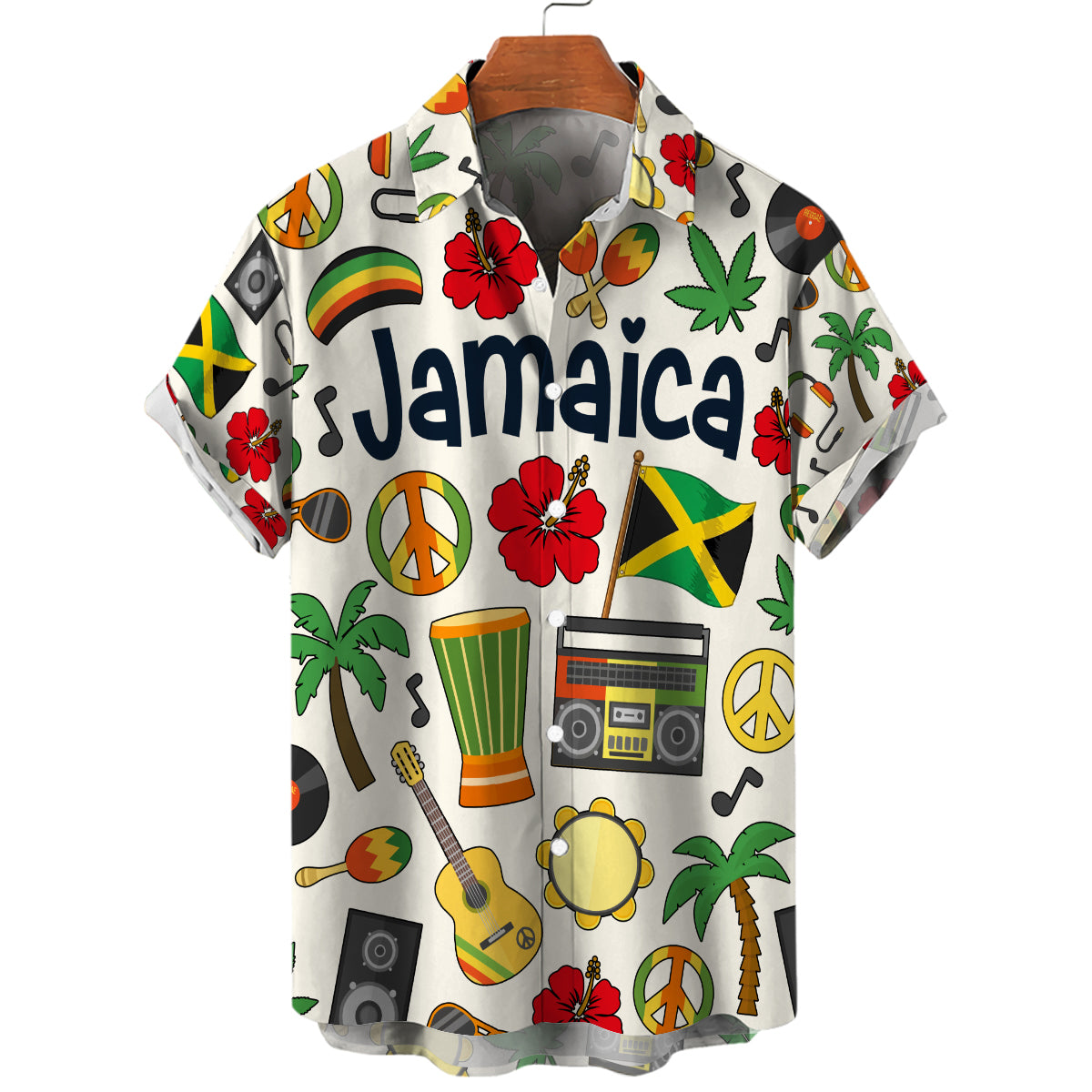 Jamaica Hawaiian Shirt For Vacation And Travel Lovers
