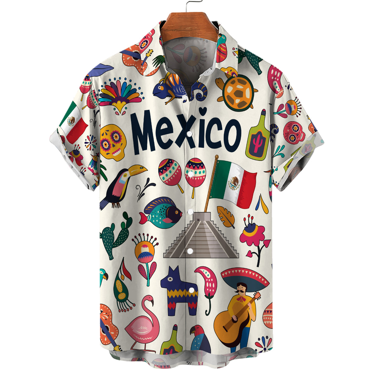 Mexico Hawaiian Shirt For Vacation And Travel Lovers
