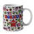 Puerto Rico Boricua Custom Coffee Mug Cup With Flag And Symbols