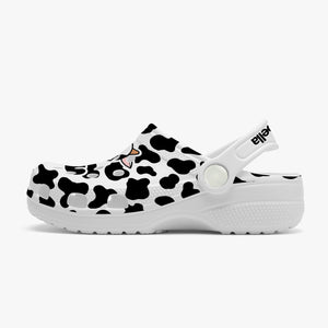 Cow Moo Personalized Kids Clogs Shoes For Cow Lovers