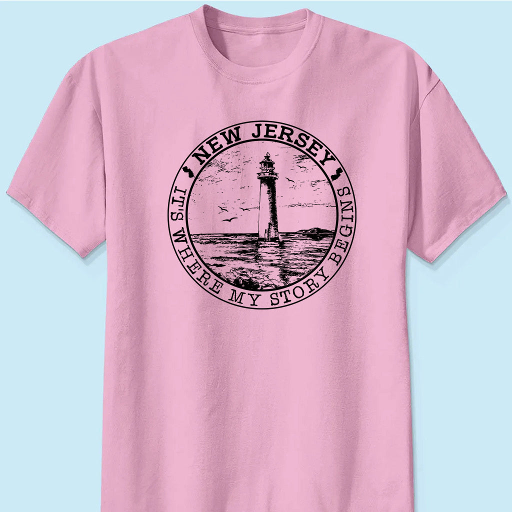 New Jersey It's Where My Story Begins Hoodie