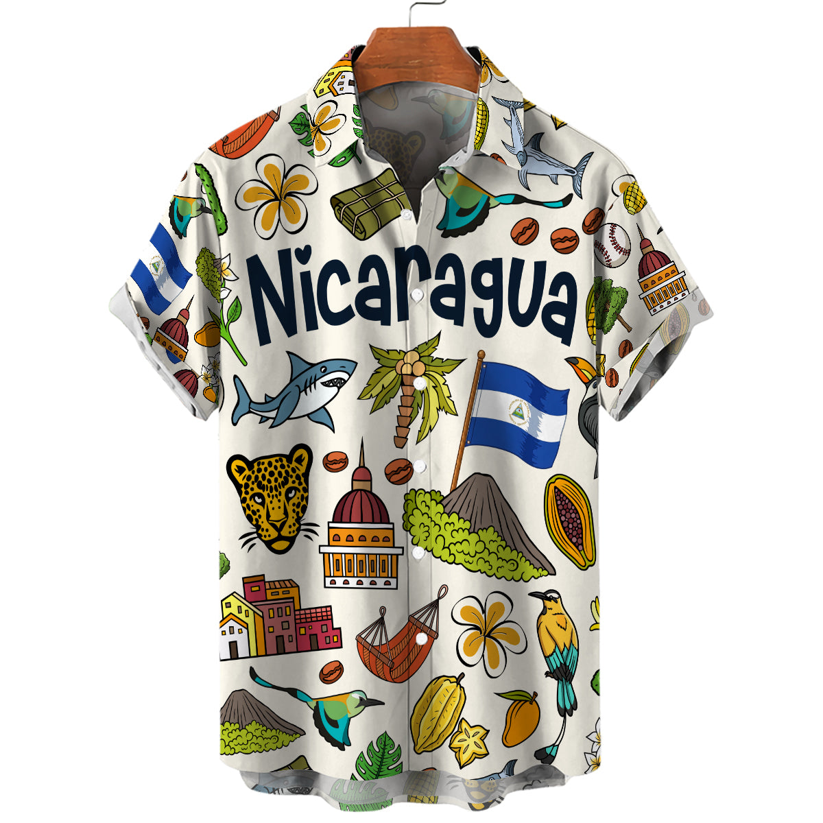 Nicaragua Hawaiian Shirt For Vacation And Travel Lovers