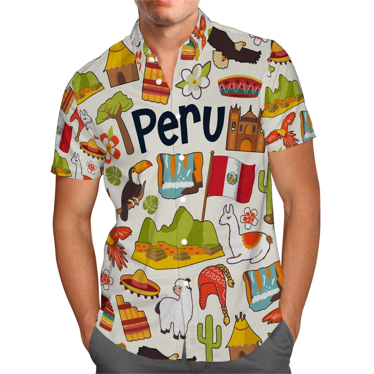 Peru Hawaiian Shirt For Vacation And Travel Lovers