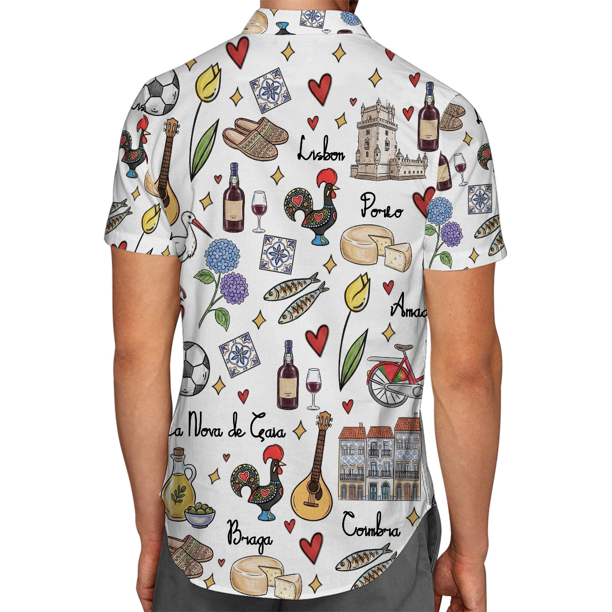 Portugal Hawaiian Shirt For Vacation And Travel Lovers