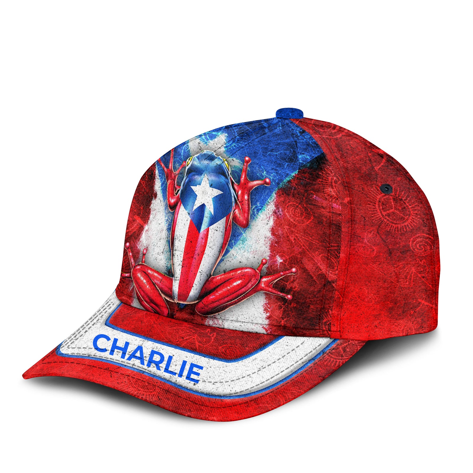 Custom Puerto Rico Coqui Classic Cap With Name