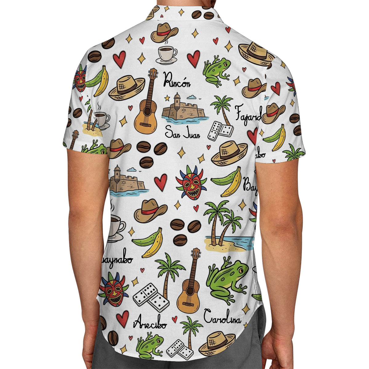 Puerto Rico Hawaiian Shirt For Vacation And Travel Lovers
