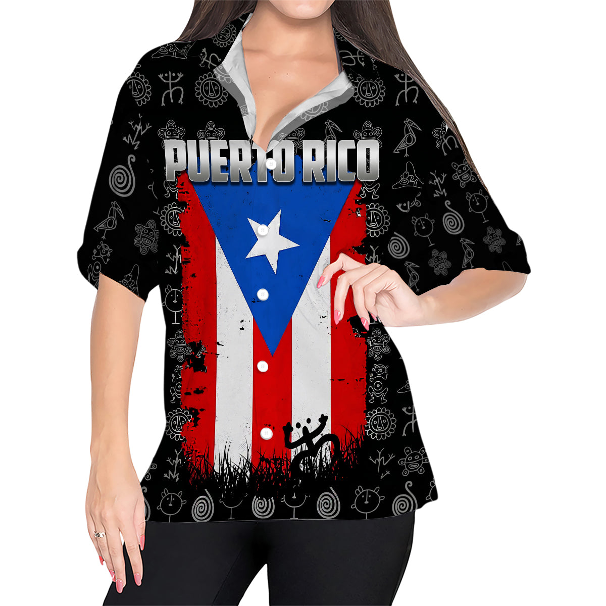 Puerto Rico Hawaiian Shirt With Puerto Rican Style