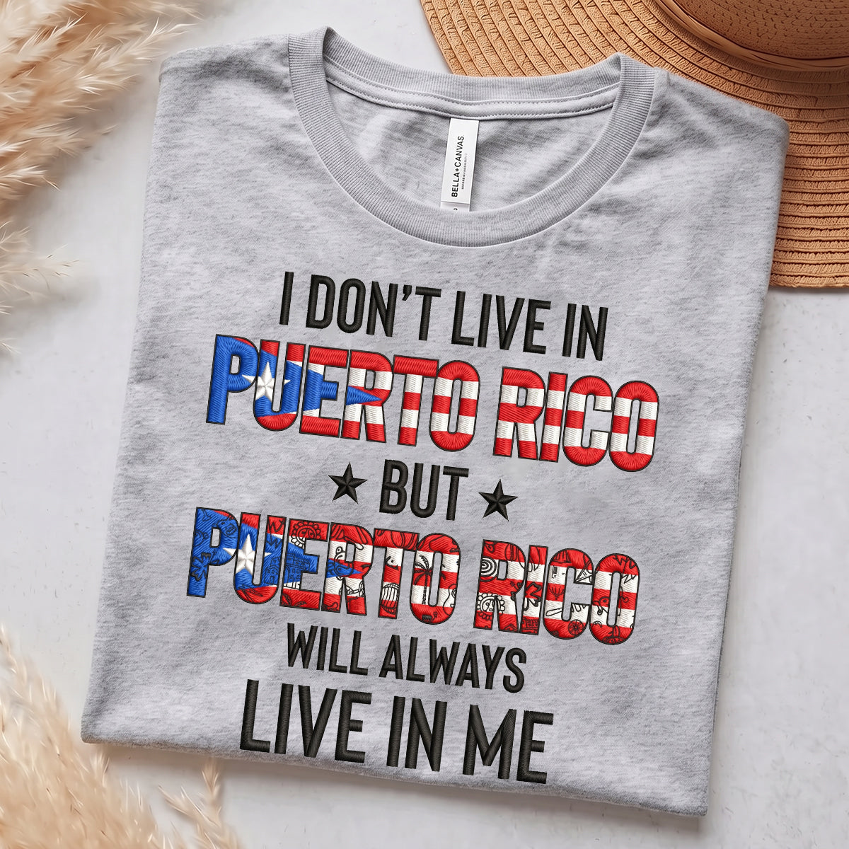 Puerto Rico Will Always Live In Me T-shirt With 2D Effect