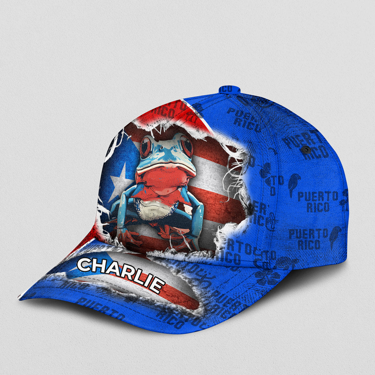 Puerto Rico Flag Pride Personalized Classic Cap