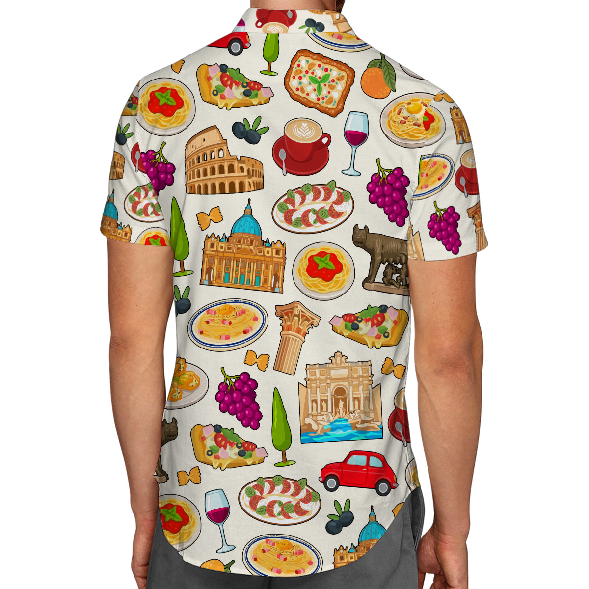 Rome Hawaiian Shirt For Vacation And Travel Lovers