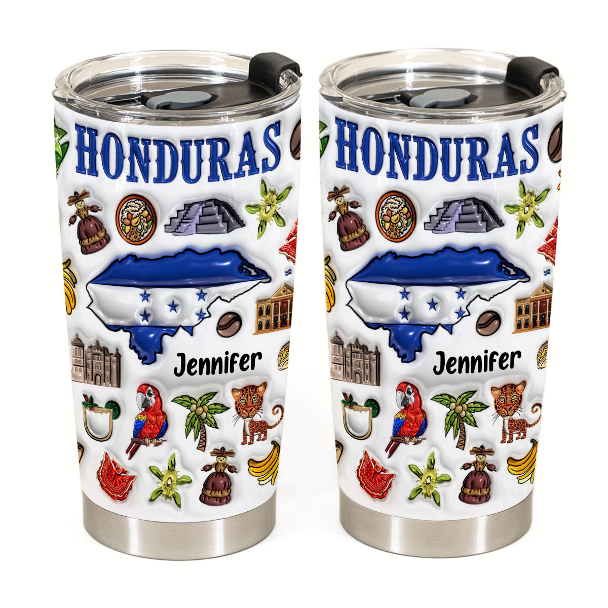 Custom Honduras Tumbler Cup With Your Name