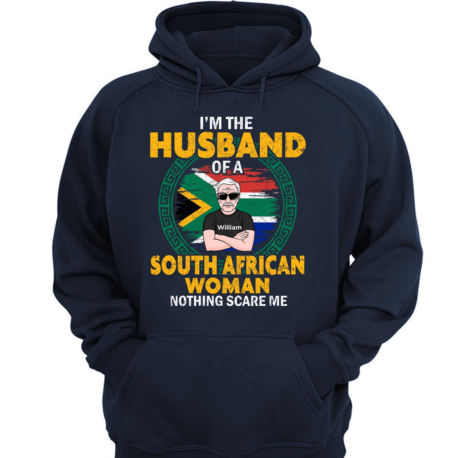 Custom South Africa T-shirt For Your Husband, I'm The Husband Of A South African Woman