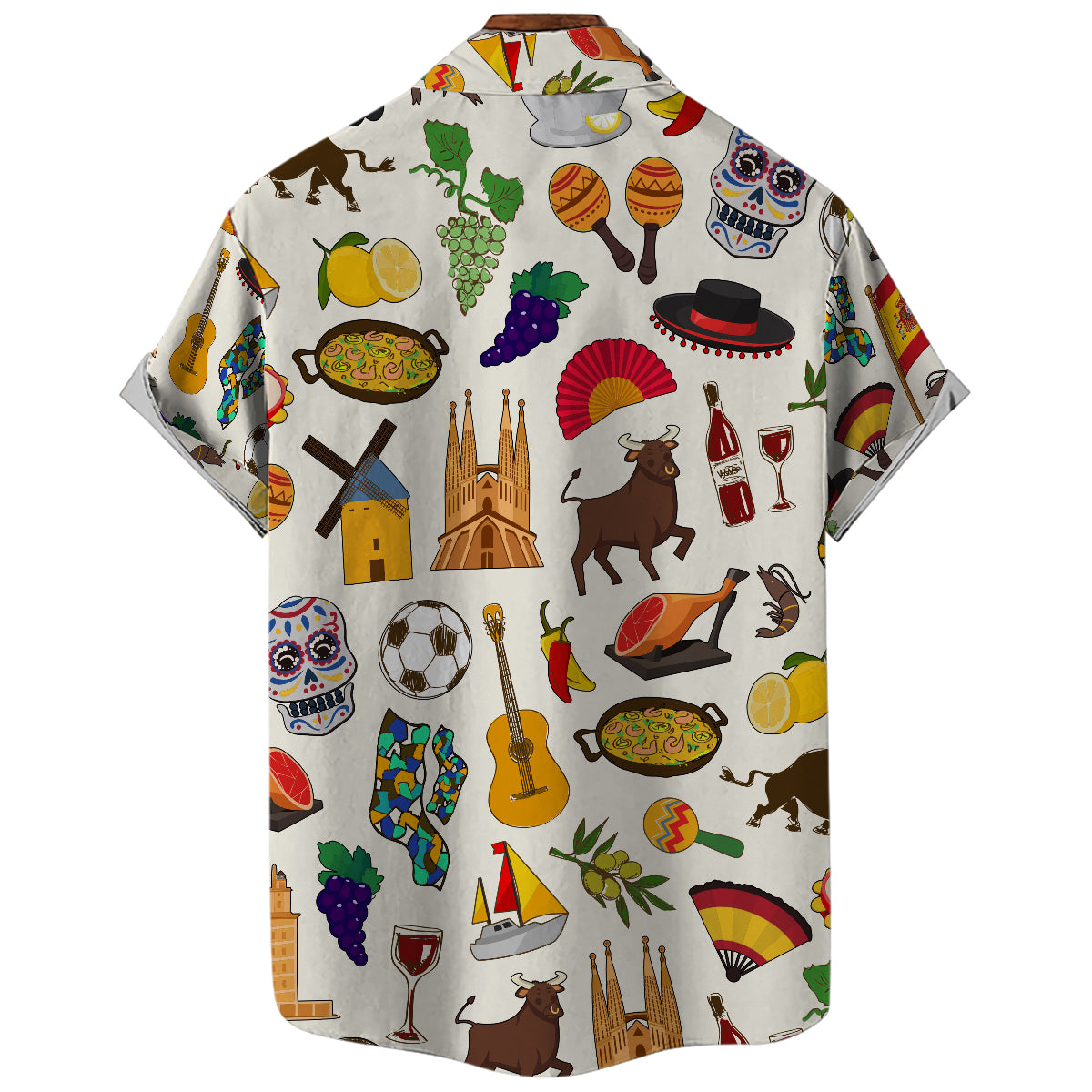 Spain Hawaiian Shirt For Vacation And Travel Lovers