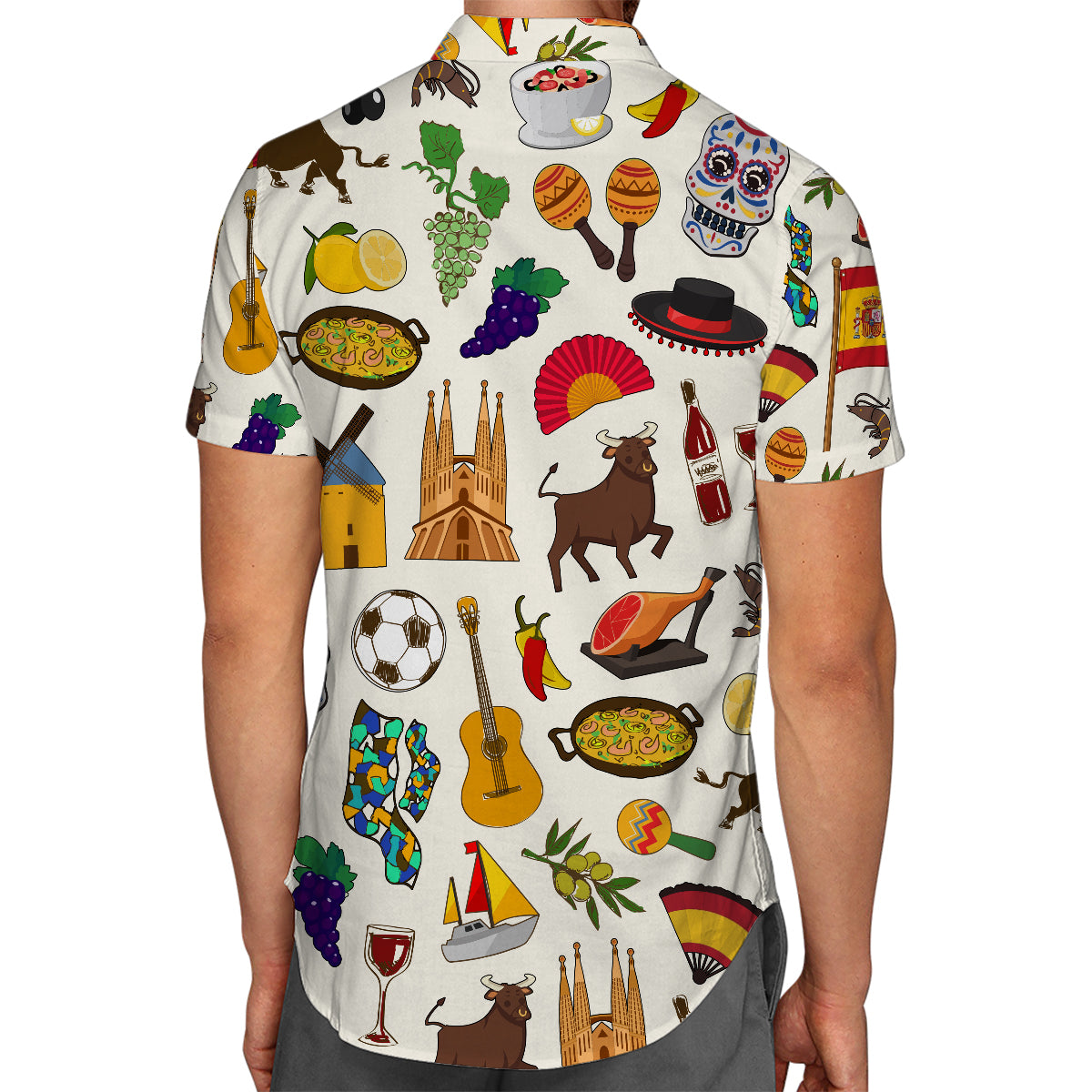 Spain Hawaiian Shirt For Vacation And Travel Lovers