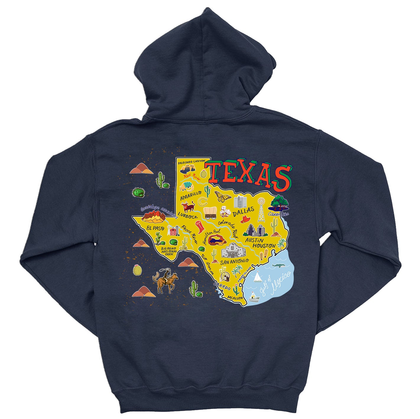Texas Map Gift T-shirt