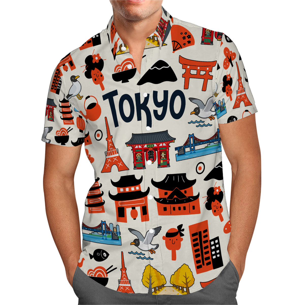 Tokyo Hawaiian Shirt For Vacation And Travel Lovers