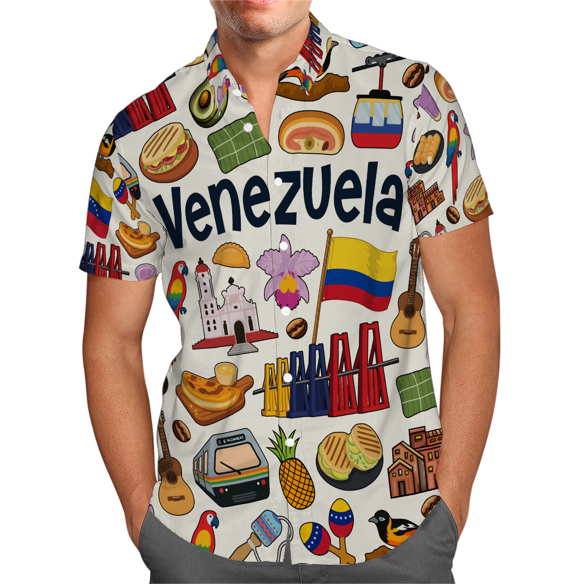 Venezuela Hawaiian Shirt For Vacation And Travel Lovers