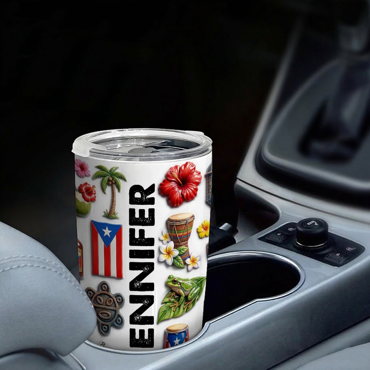 Custom Puerto Rico Tumbler With Puerto Rico Style And Name
