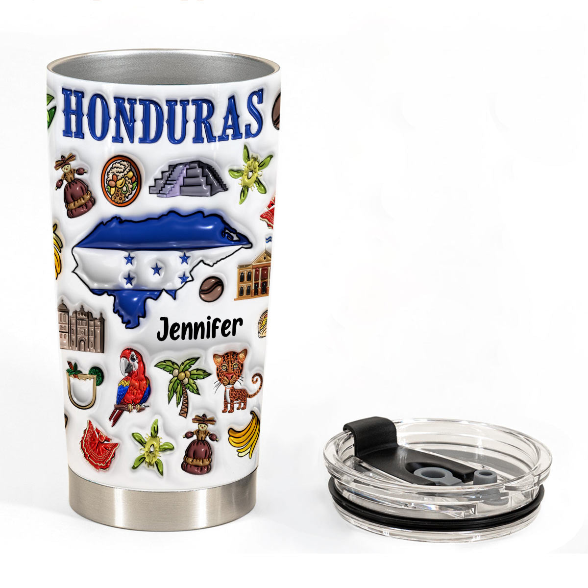Custom Honduras Tumbler Cup With Your Name