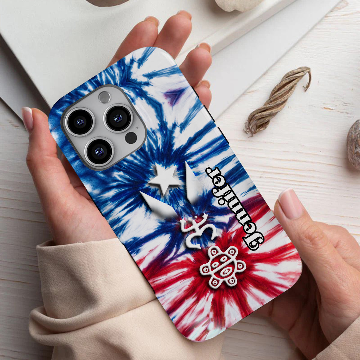 Custom Puerto Rico Phone Case With Symbols And Name