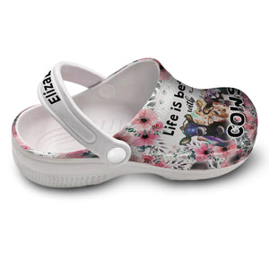 Life Is Better With Cows Personalized Clogs Shoes