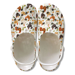 Cute Personalized Chicken Clogs Shoes NM02140215