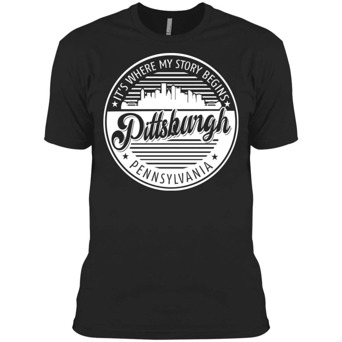 Pittsburgh It's Where My Story Begins T-Shirt - T-shirt Teezalo