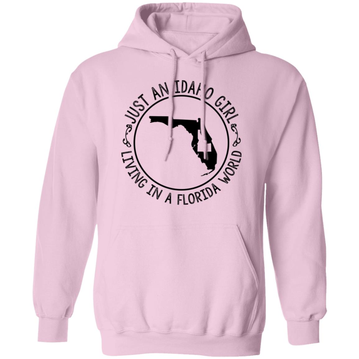 Idaho Girl Living In Florida World T - Shirt - T-shirt Teezalo