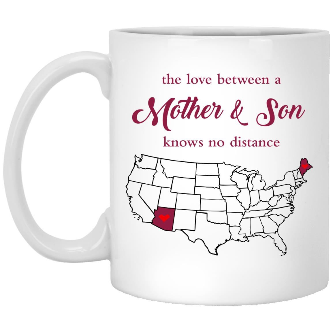 Arizona Maine The Love Between Mother And Son Mug - Mug Teezalo