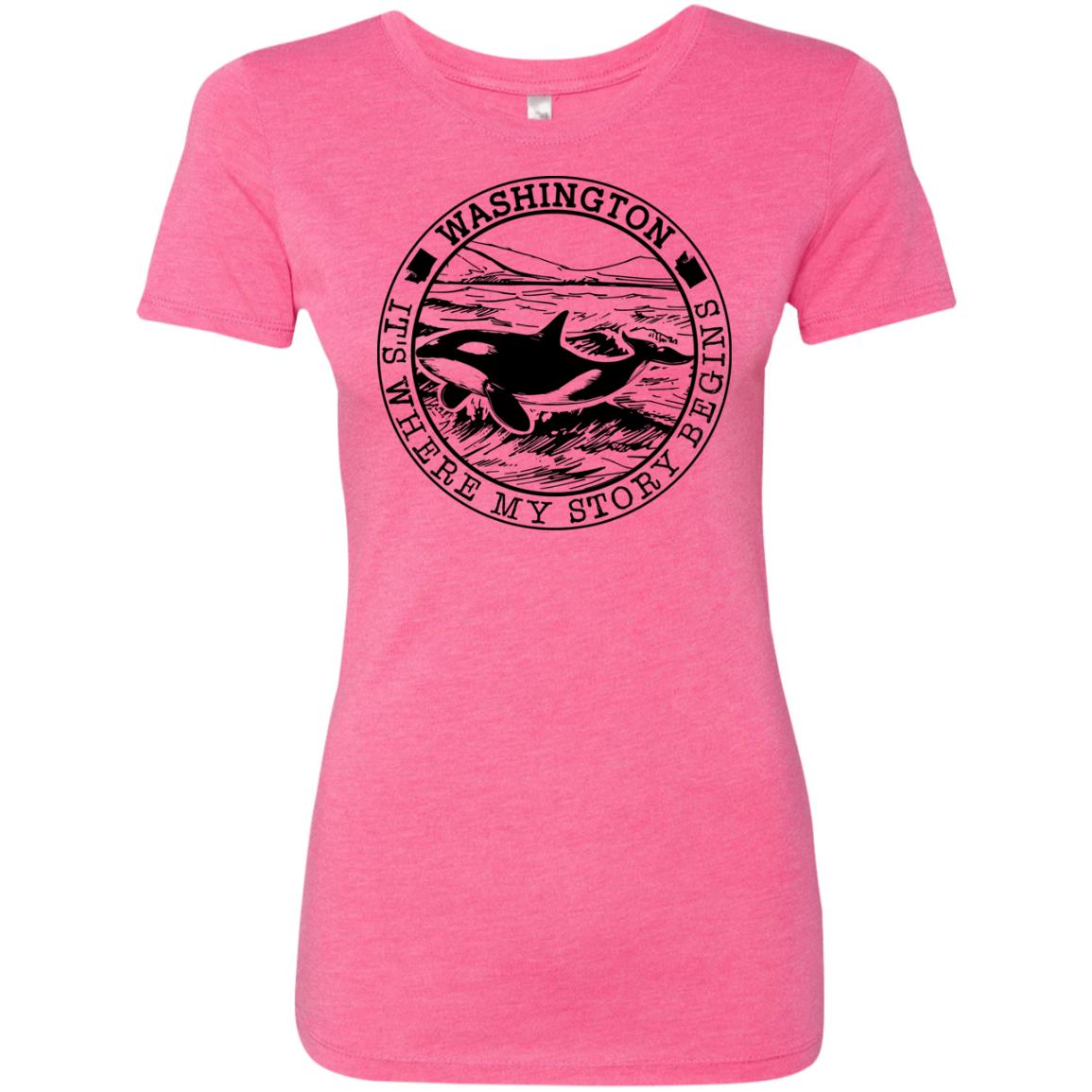 Washington It's Where My Story Begins Hoodie - Hoodie Teezalo