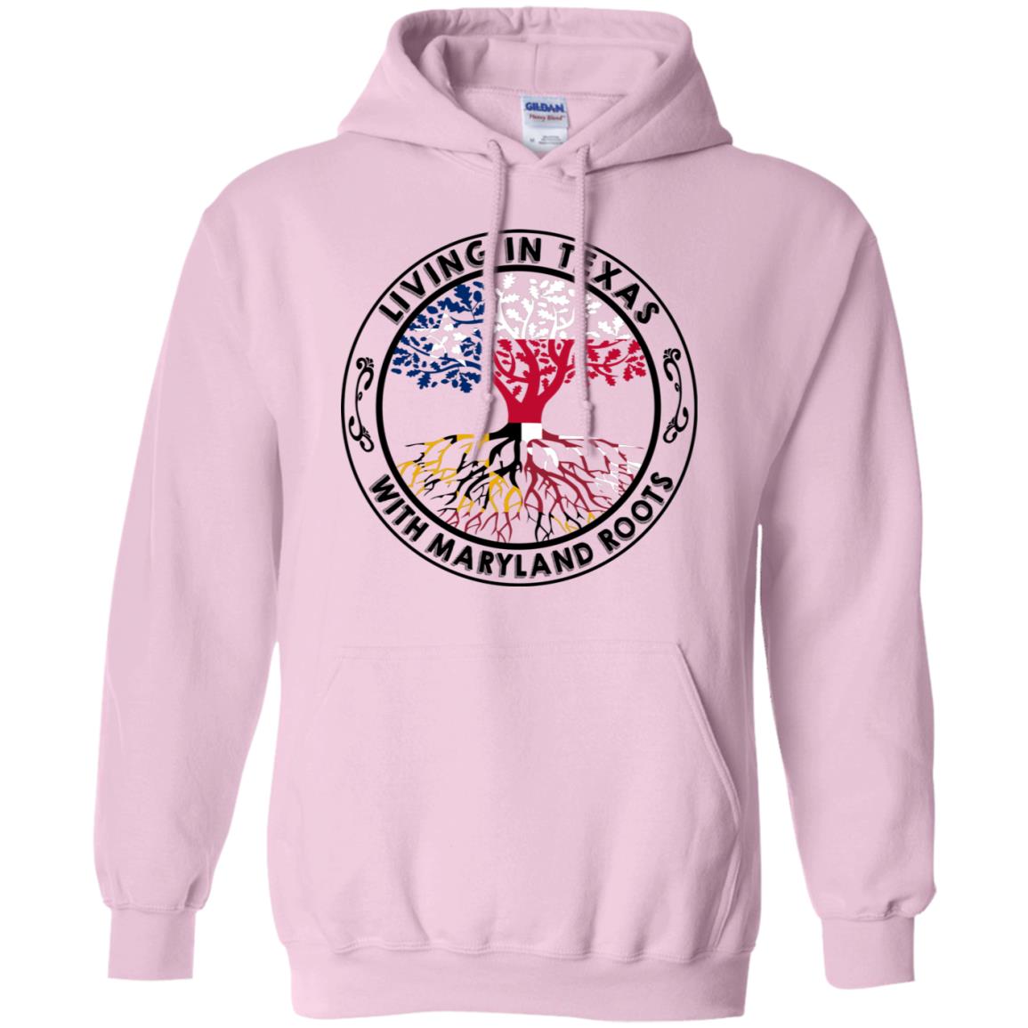 Living In Texas With Maryland Roots T-Shirt - T-shirt Teezalo