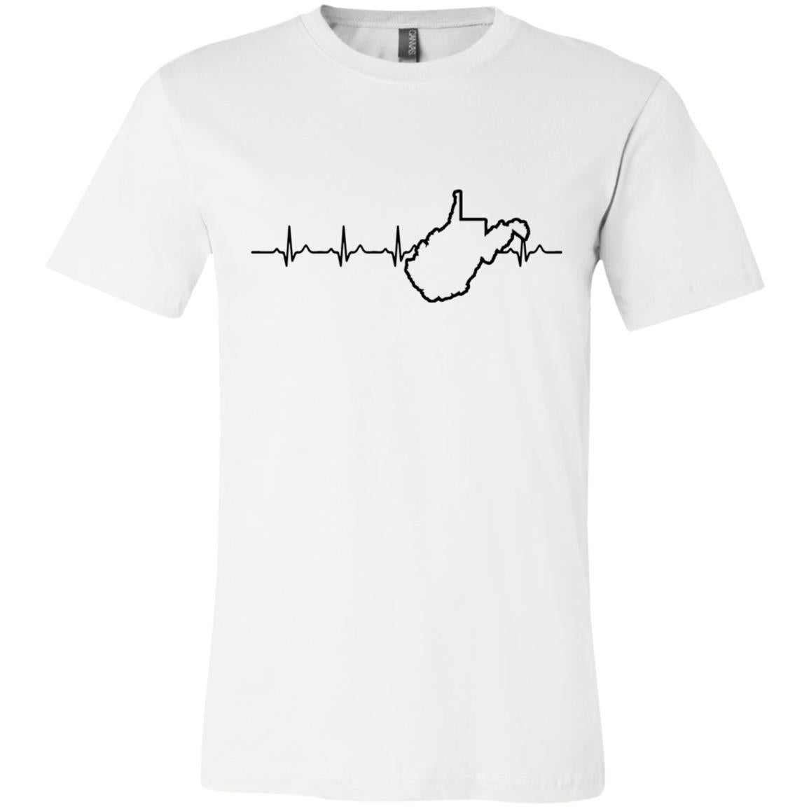 West Virginia Heartbeat Hoodie - Hoodie Teezalo