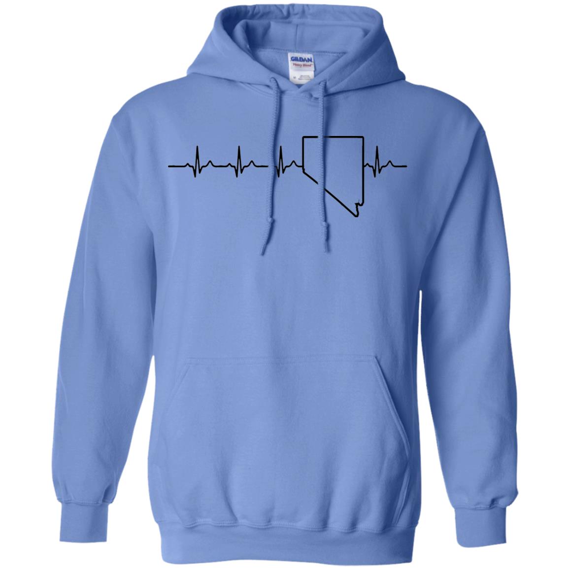 Nevada Heartbeat Hoodie - Hoodie Teezalo