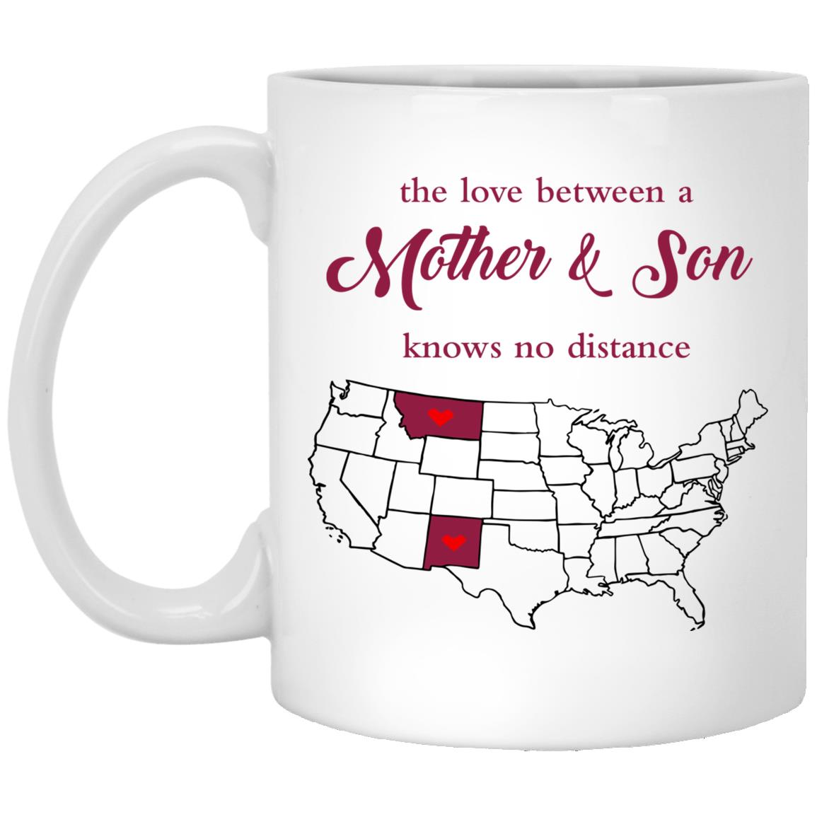 Montana New Mexico The Love Between Mother And Son Mug - Mug Teezalo