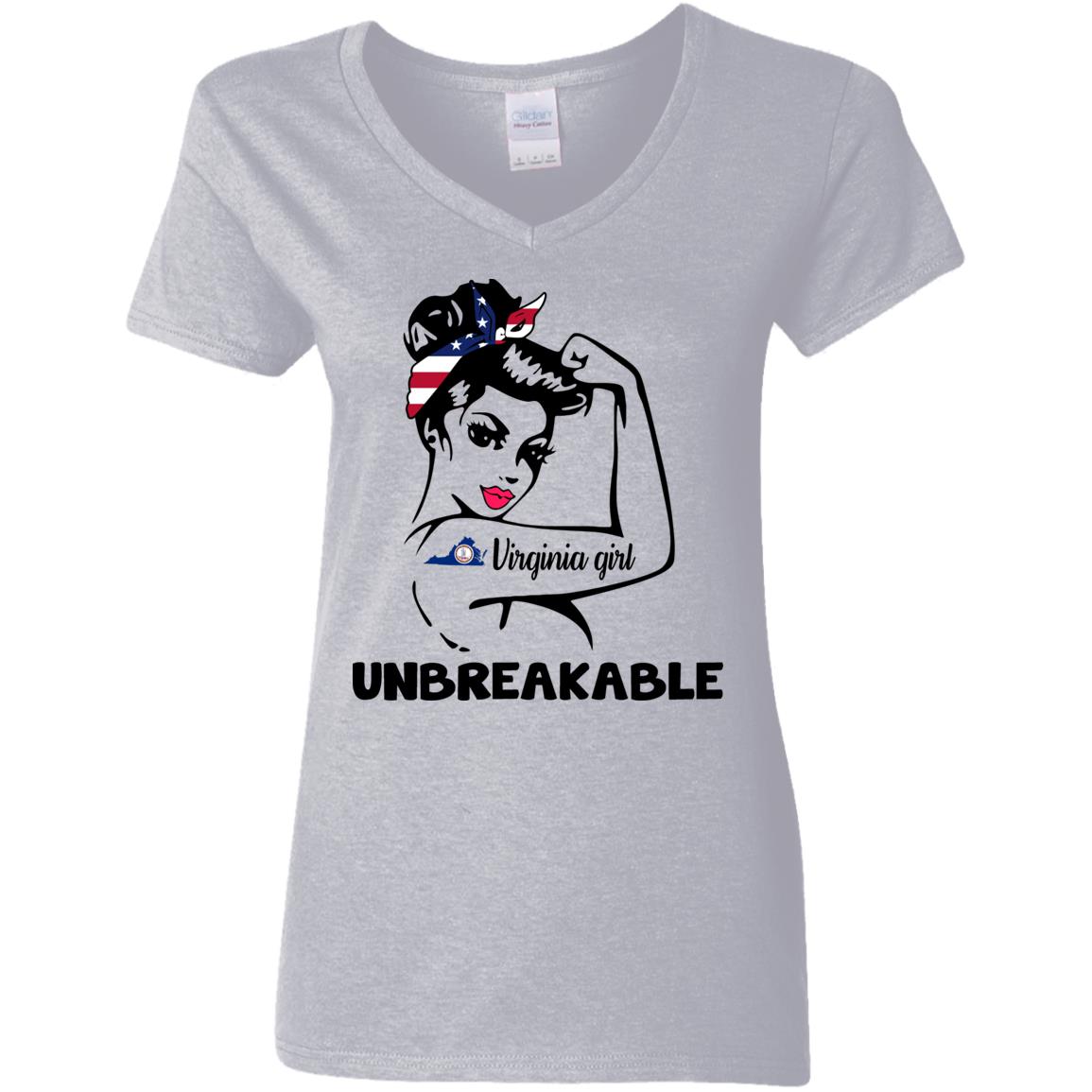 Virginia Girl Unbreakable T-Shirt - T-shirt Teezalo