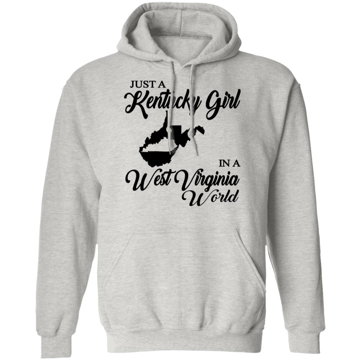 Just A Kentucky Girl In A West Virginia World T-Shirt - T-shirt Teezalo