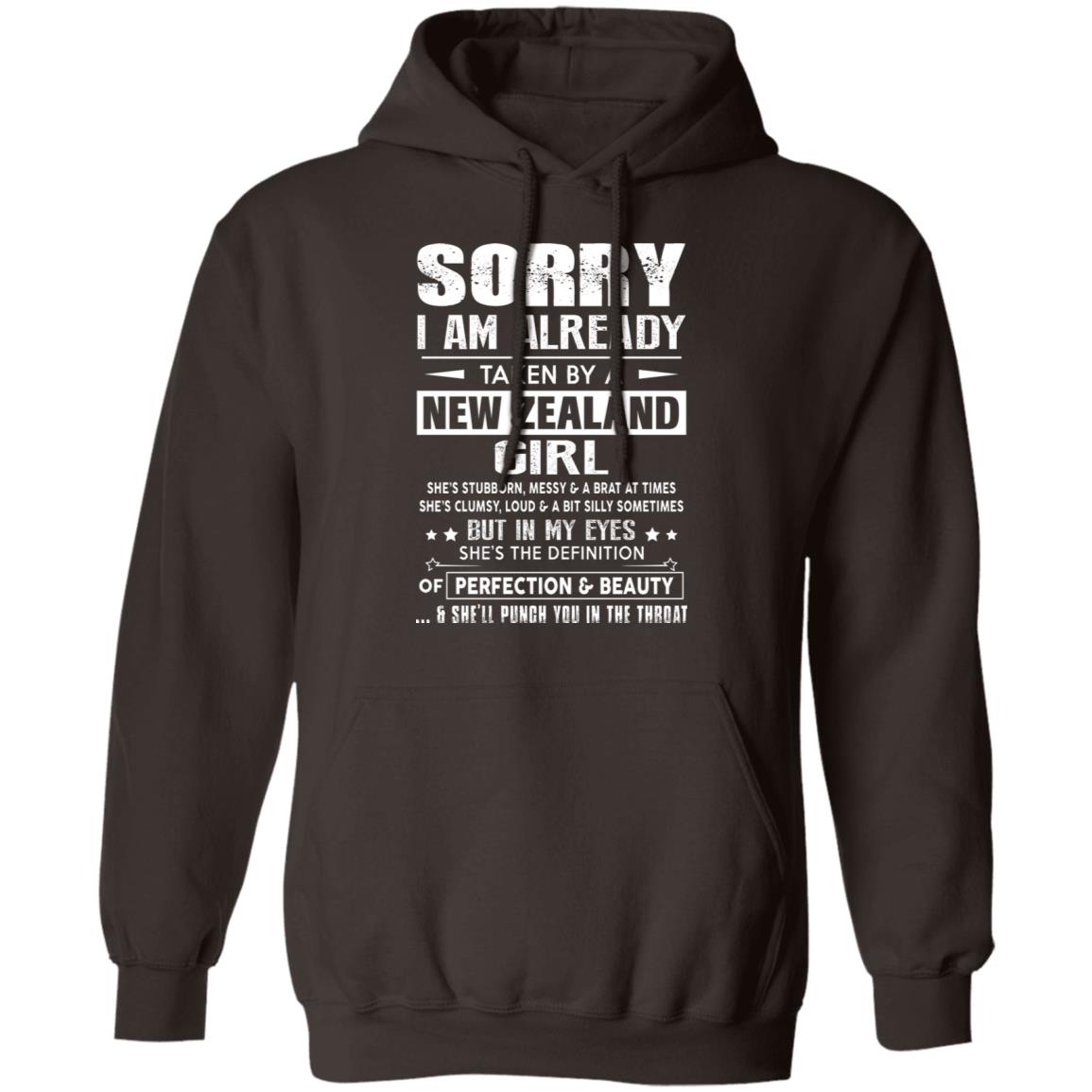 Sorry I'm Already Taken By A New Zealand Girl T-Shirt - T-shirt Teezalo