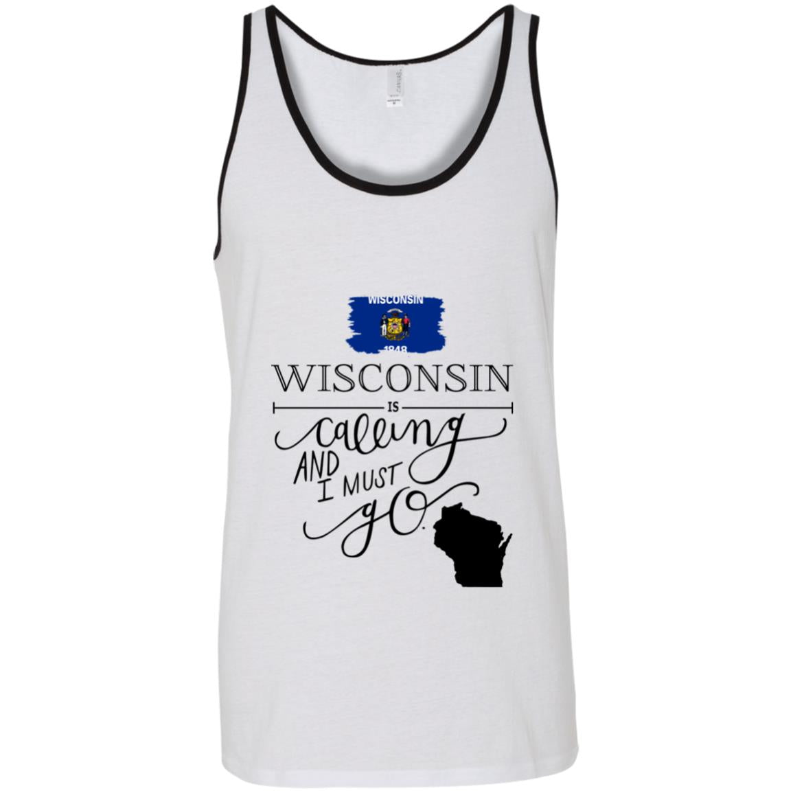 Wisconsin Is Calling And I Must Go Funny T-Shirt - T-shirt Teezalo