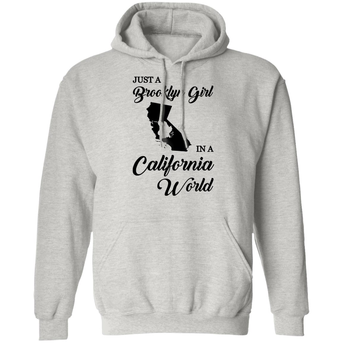 Just A Brooklyn Girl In A California World T-Shirt - T-shirt Teezalo