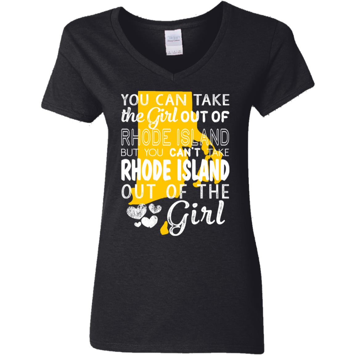 You Can't Take Rhode Island Out Of The Girl T-shirt - T-shirt Teezalo