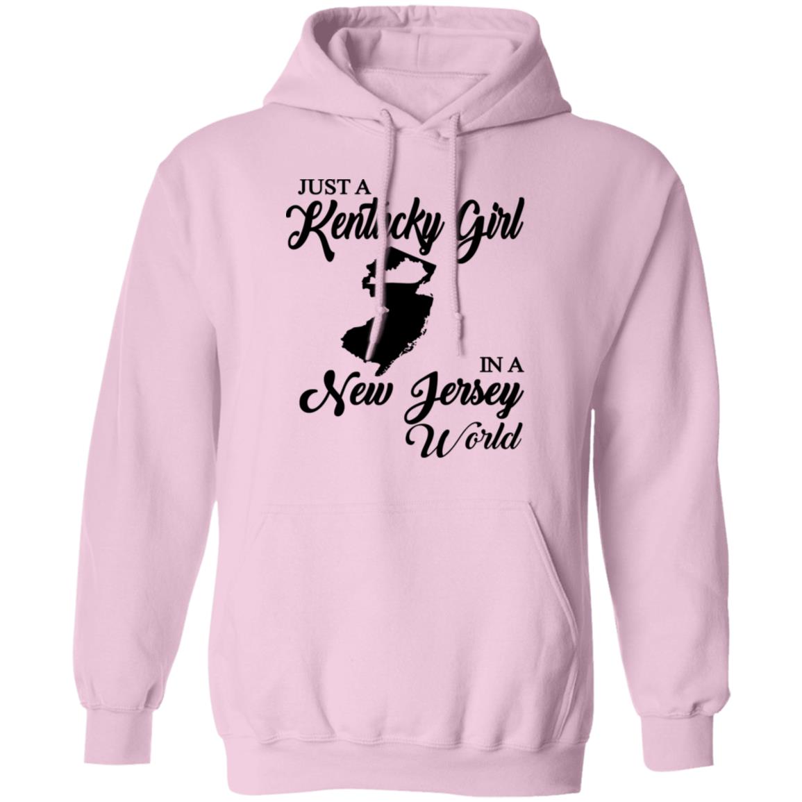 Just A Kentucky Girl In A New Jersey World T-Shirt - T-shirt Teezalo